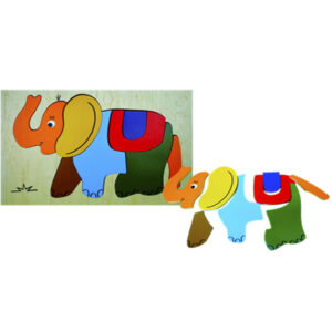 Quebra Cabeça Liso Elefante